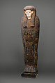 Coffin of Isetweret, Painted and gessoed wood