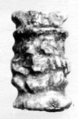 Bes amulet, Faience