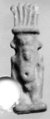 Bes amulet, Faience