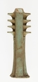 Djed Pillar Amulet, Faience