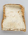 Footboard from a cartonnage case, Linen, paste, paint