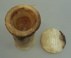 Ointment Jar, Travertine (Egyptian alabaster)