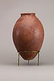 Red polished ware jar, Pottery