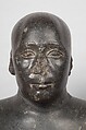Statue of the Reporter in Thebes Sebekemsaf, Black granite