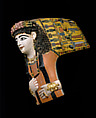Mummy Mask of a Woman, Cartonnage, plaster, paint, plant fibers