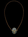 Heart Scarab of Manuwai, Green stone, gold