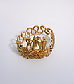 Bracelet with Agathodaimon, Isis-Tyche, Aphrodite, and Thermouthis, Gold