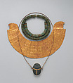 Heart Scarab of Manuwai, Green stone, gold
