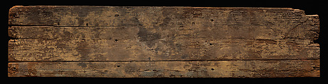 Dismantled Coffin of Khety, Coniferous wood, paint