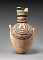 Jar from the tomb of Sennedjem, Pottery, paint