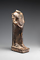 Standing figure of Amenhotep III, Chlorite schist