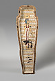 Coffin of Wedjarenes, Wood (tamarisk and sycomore fig), paste, paint
