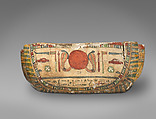 Coffin of Wedjarenes, Wood (tamarisk and sycomore fig), paste, paint