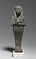 Shabti of Nakhtmin, Bronze or copper alloy