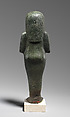 Shabti of Nakhtmin, Bronze or copper alloy