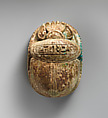 Scarab Commemorating the Construction of an Artificial Lake, Steatite (glazed)