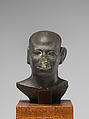 Head of a Man with a Shaved Head, Metagraywacke