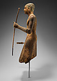 The Statue of the Official Mitry, Acacia, gesso, paint