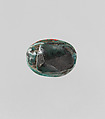 Scarab Inscribed with the Name of Ramesses IV, Bright green faience
