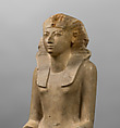 Seated Statue of Hatshepsut, Indurated limestone, paint