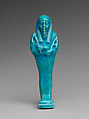 Shabti of Petosiris, son of Djedhor, Faience