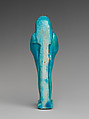 Shabti of Petosiris, son of Djedhor, Faience