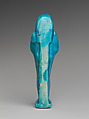 Shabti of Petosiris, son of Djedhor, Faience