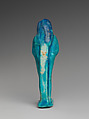 Shabti of Petosiris, son of Djedhor, Faience