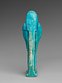 Shabti of Petosiris, son of Djedhor, Faience