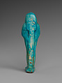 Shabti of Petosiris, son of Djedhor, Faience