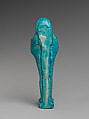 Shabti of Petosiris, son of Djedhor, Faience