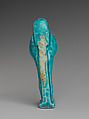 Shabti of Petosiris, son of Djedhor, Faience