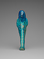 Shabti of Petosiris, son of Djedhor, Faience