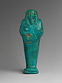 Shabti of Djedhor, Faience