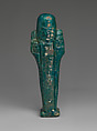 Shabti of Djedhor, Faience