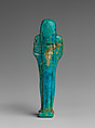 Shabti of Djedhor, Faience