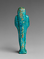Shabti of Djedhor, Faience
