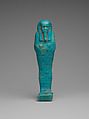 Shabti of Wahibrenethebsed, Faience