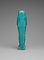 Shabti of Wahibrenethebsed, Faience