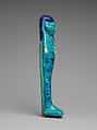 Shabti of Padinisut(?), Faience