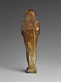 Shabti of Djedhor, son of Renpetnefer, Faience
