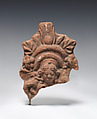 Figurine with elaborate headdress, Terracotta