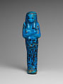 Shabti of the High Priest of Amun, Painedjem II, Faience