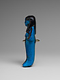 Shabti of the Adoratrice of Hathor ("Duahathor") Henettawy, wife of Painedjem I, Faience