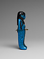 Shabti of the Adoratrice of Hathor ("Duahathor") Henettawy, wife of Painedjem I, Faience