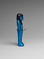 Shabti of the Adoratrice of Hathor ("Duahathor") Henettawy, wife of Painedjem I, Faience