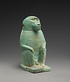 Figure of a Baboon, Faience