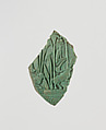 Fragment of an ovoid flask, Faience