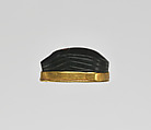 Scarab Inscribed With the Cartouche of Sebekemsaf, Jasper, gold
