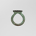 Ring, signet, Bronze or copper alloy